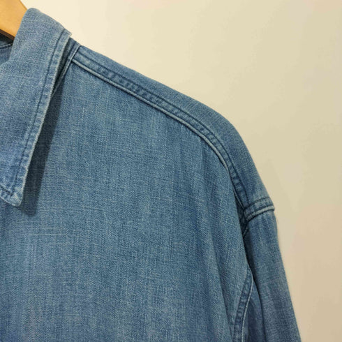 リー Lee デニムシャツワンピース シャツドレス ルーズシルエット レディース import:S